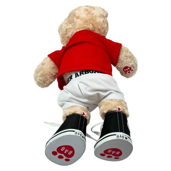 Build-a-bear BAB I Love You More Plush Bear Beige Red Shirt 15 inch Love - Picture 4 of 14